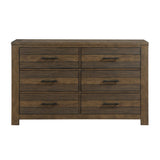 Nightstand of Bold Look Bedroom Furniture Black Handles
