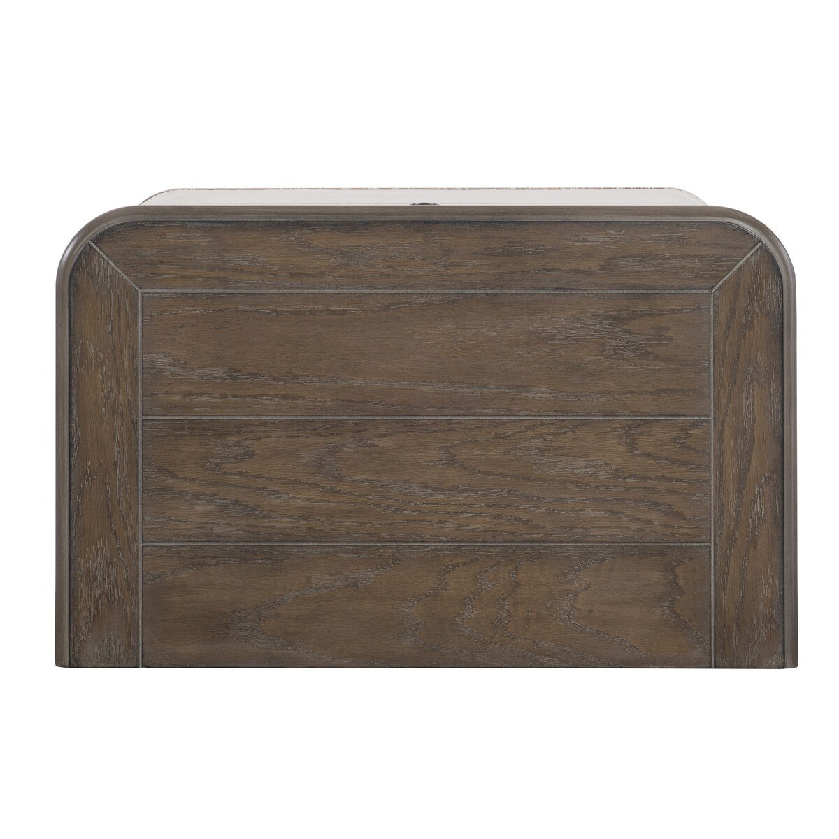 Nightstand of Drawers Black Knobs Traditional Design