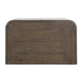 Nightstand of Drawers Black Knobs Traditional Design