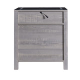 Nightstand with 2 Drawers and an open shelf, Wireless Charging with adjustable LED