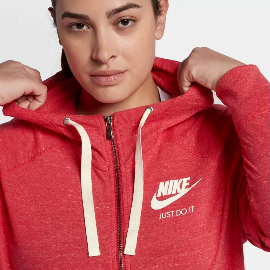 Nike Women s Plus Size Gym Vintage Full Zip Hoodie Pink Size 1X Overstock