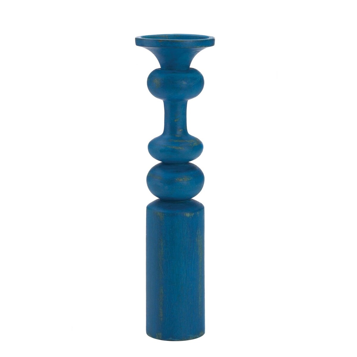Nikki Chu Casares Blue Artisan Candleholder