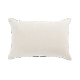 Nikki Chu Casino Black/Ivory Geometric Down Throw Pillow 16X24 inch