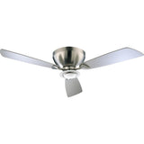 Nikko Hugger 52" Contemporary Ceiling Fan with Integraded Halogen Light Kit
