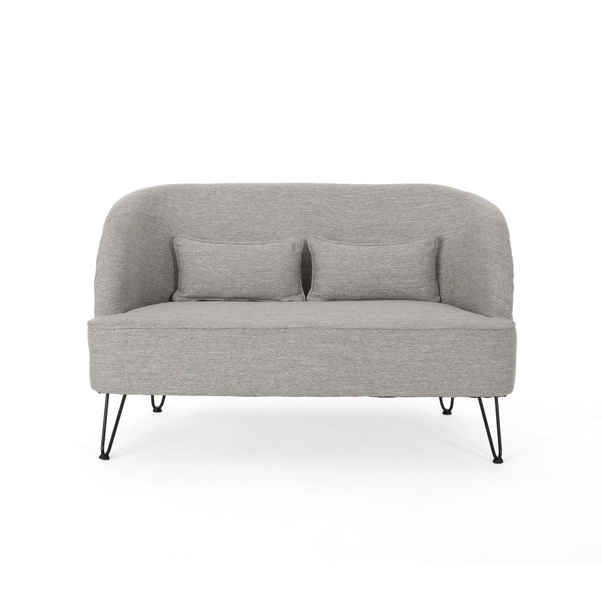 Nilton Modern Fabric Loveseat by Christopher Knight Home