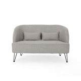 Nilton Modern Fabric Loveseat by Christopher Knight Home