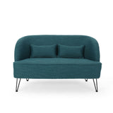 Nilton Modern Fabric Loveseat by Christopher Knight Home