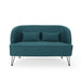 Nilton Modern Fabric Loveseat by Christopher Knight Home