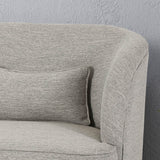 Nilton Modern Fabric Loveseat by Christopher Knight Home