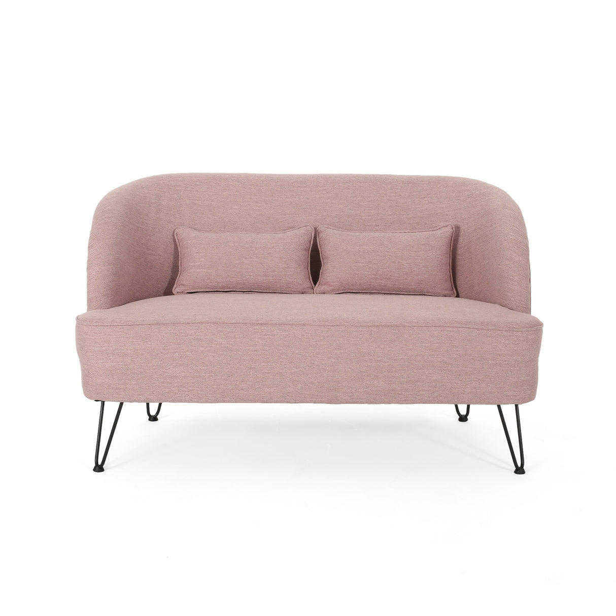 Nilton Modern Fabric Loveseat by Christopher Knight Home