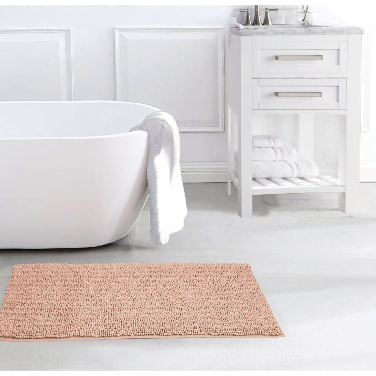 Nina Chenille Oversized Bath Mat 20" x 48"