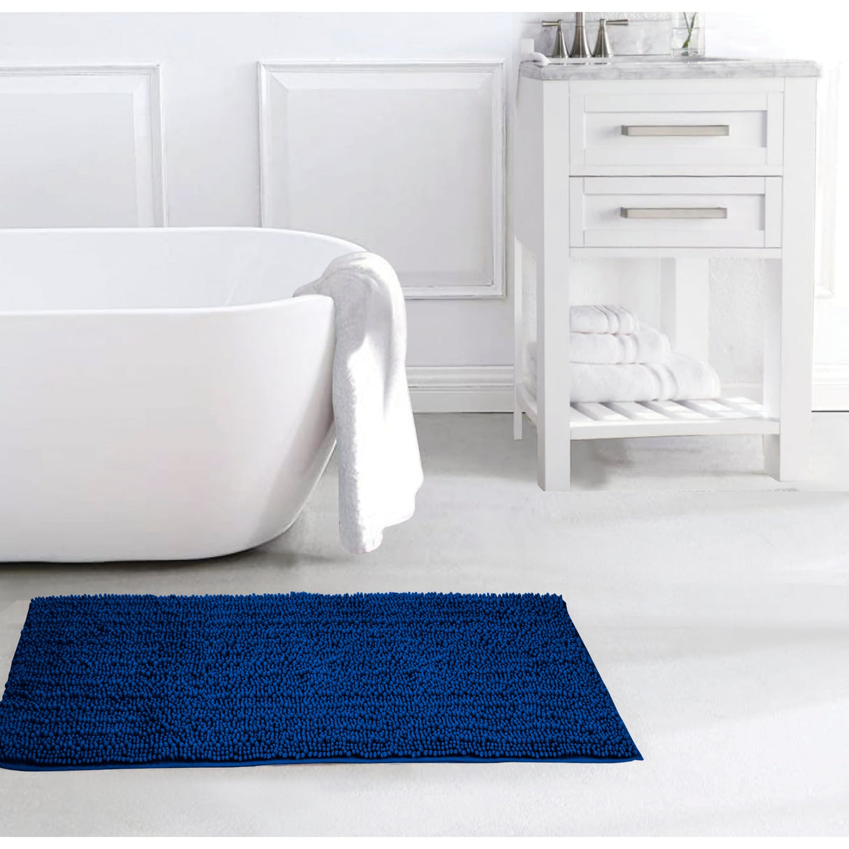 Nina Chenille Oversized Bath Mat 20" x 48"