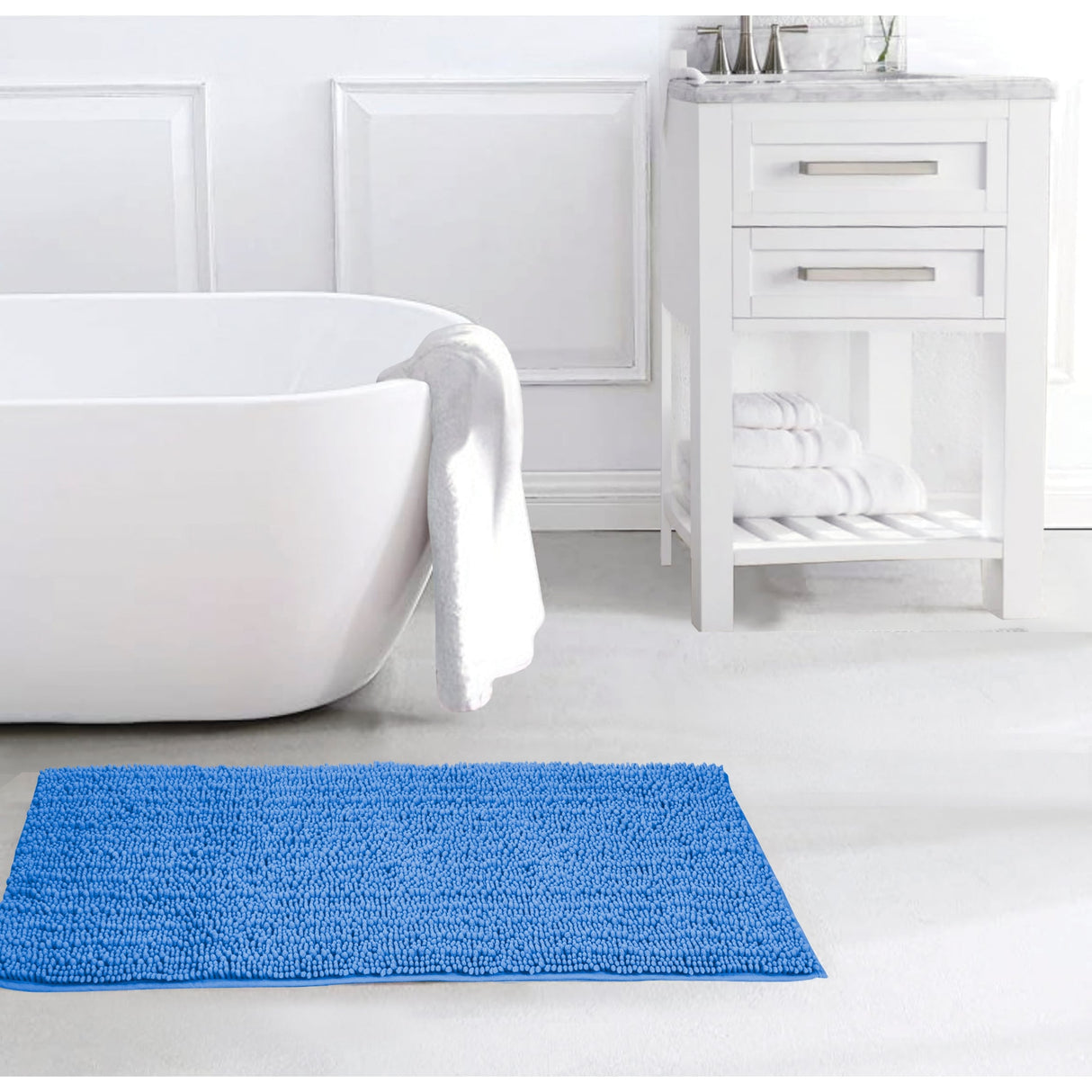 Nina Chenille Oversized Bath Mat 20" x 48"
