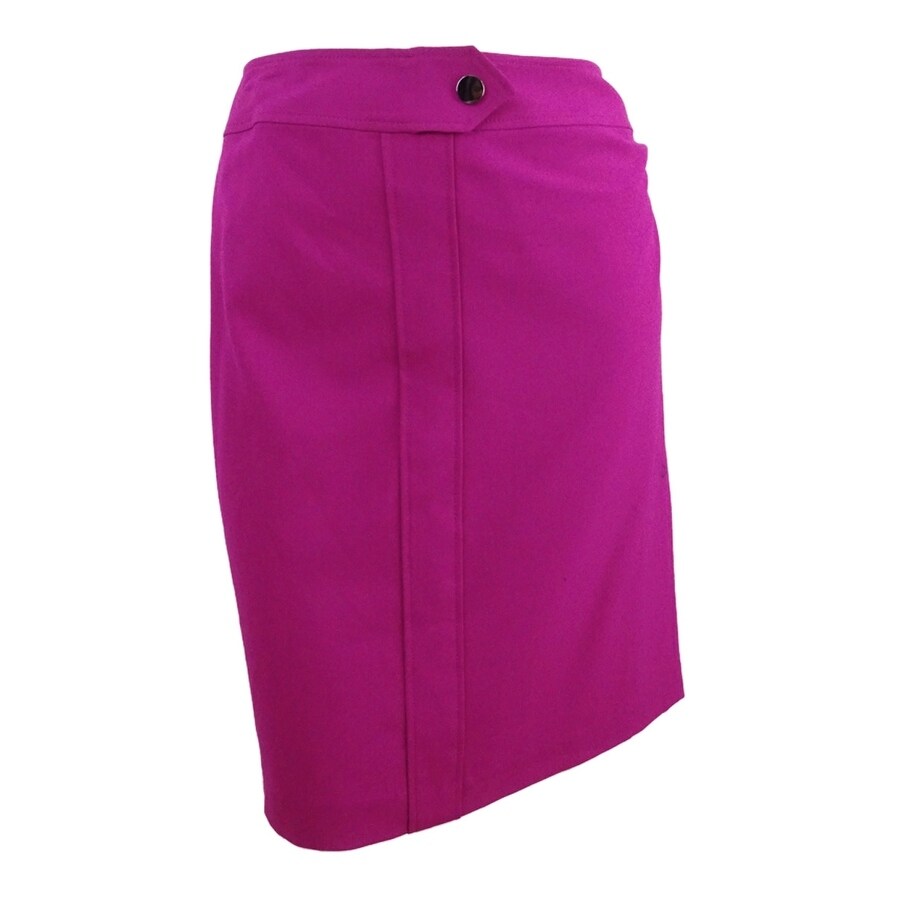 Nine West Women's Plus Size Solid Slim Skirt