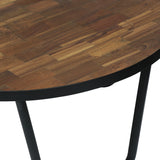 Nita Modern Industrial Handcrafted Wooden Coffee Table by Christopher Knight Home - 35.00" L x 35.00" W x 17.00" H