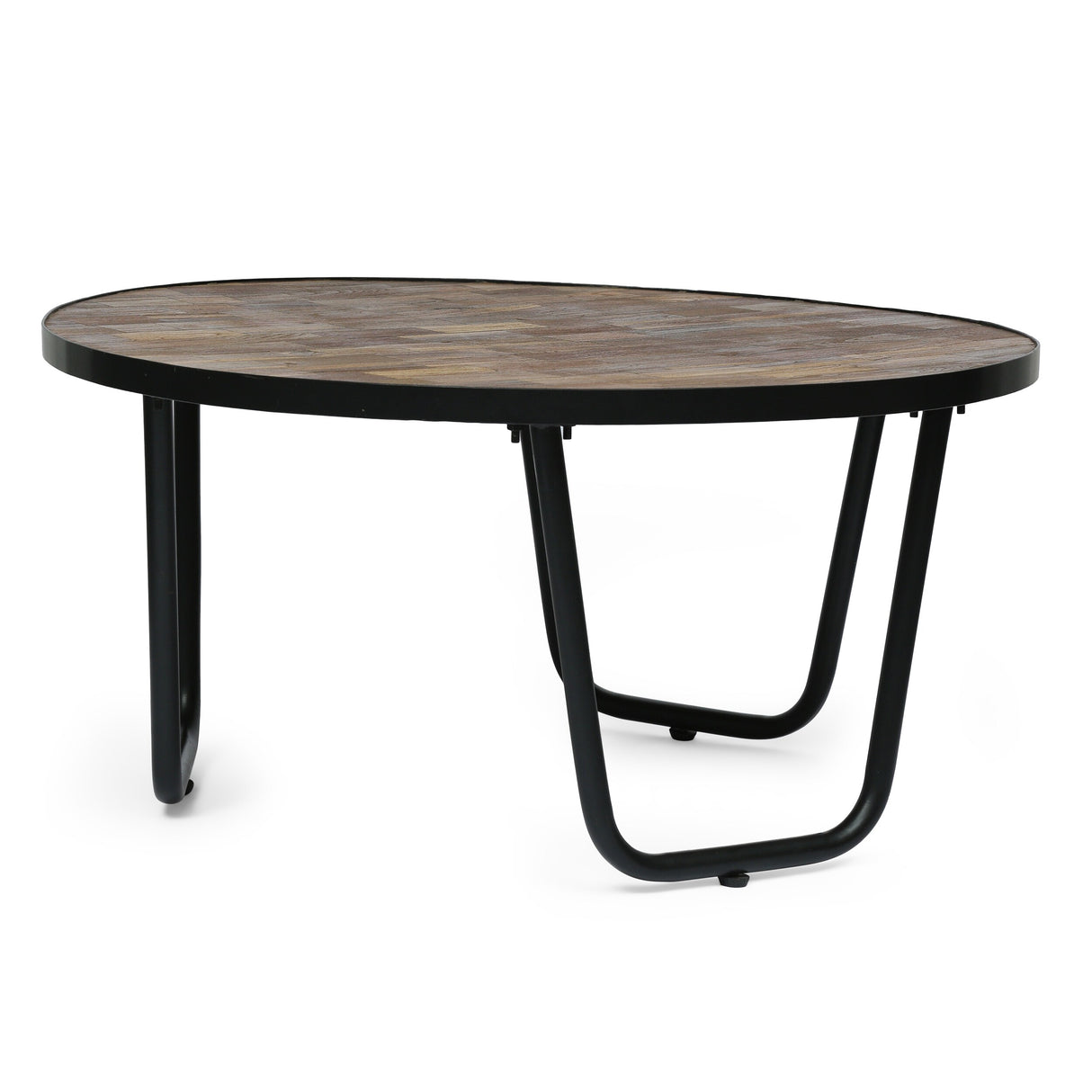 Nita Modern Industrial Handcrafted Wooden Coffee Table by Christopher Knight Home - 35.00" L x 35.00" W x 17.00" H