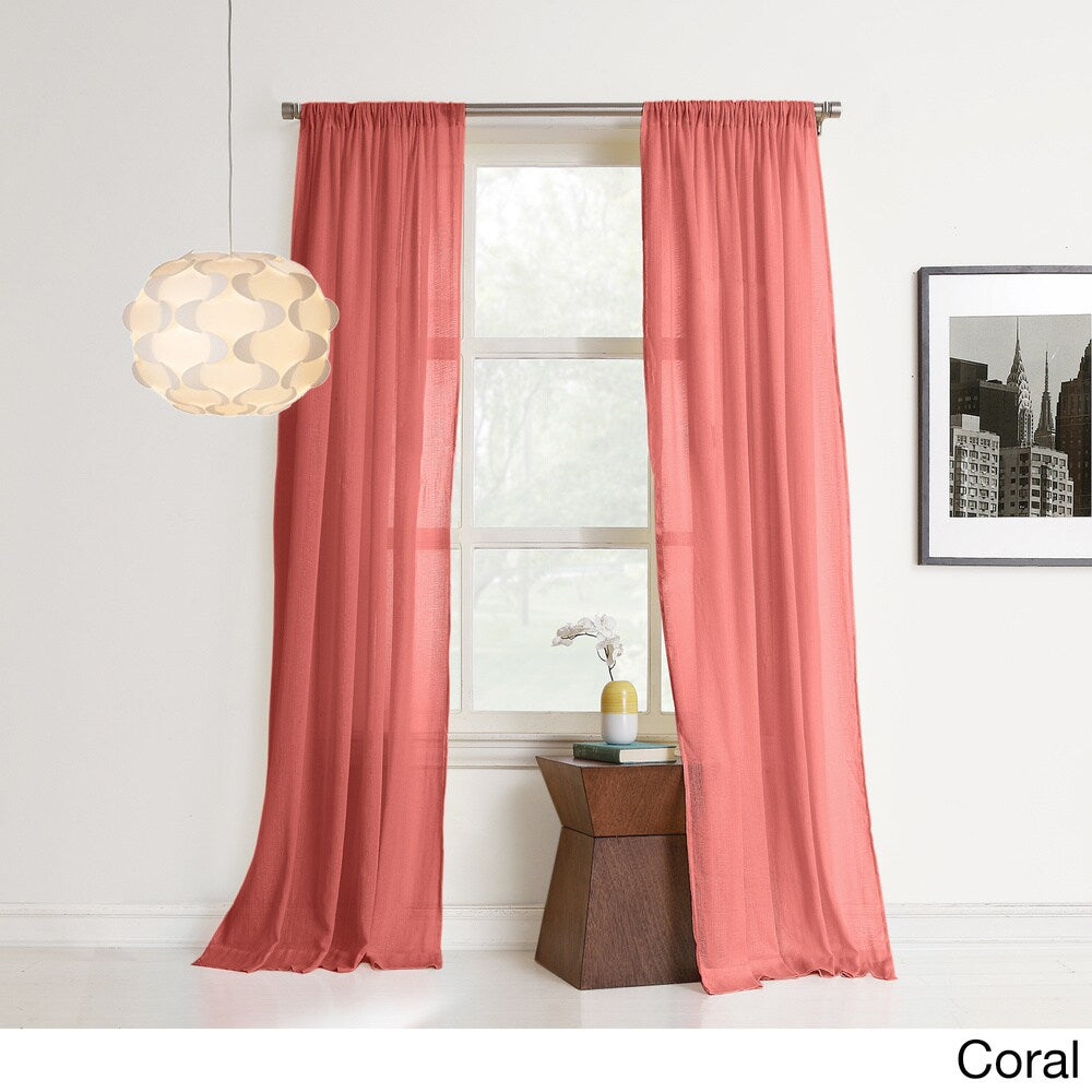 No. 918 Hendricks Sheer Cotton Gauze Window Curtain