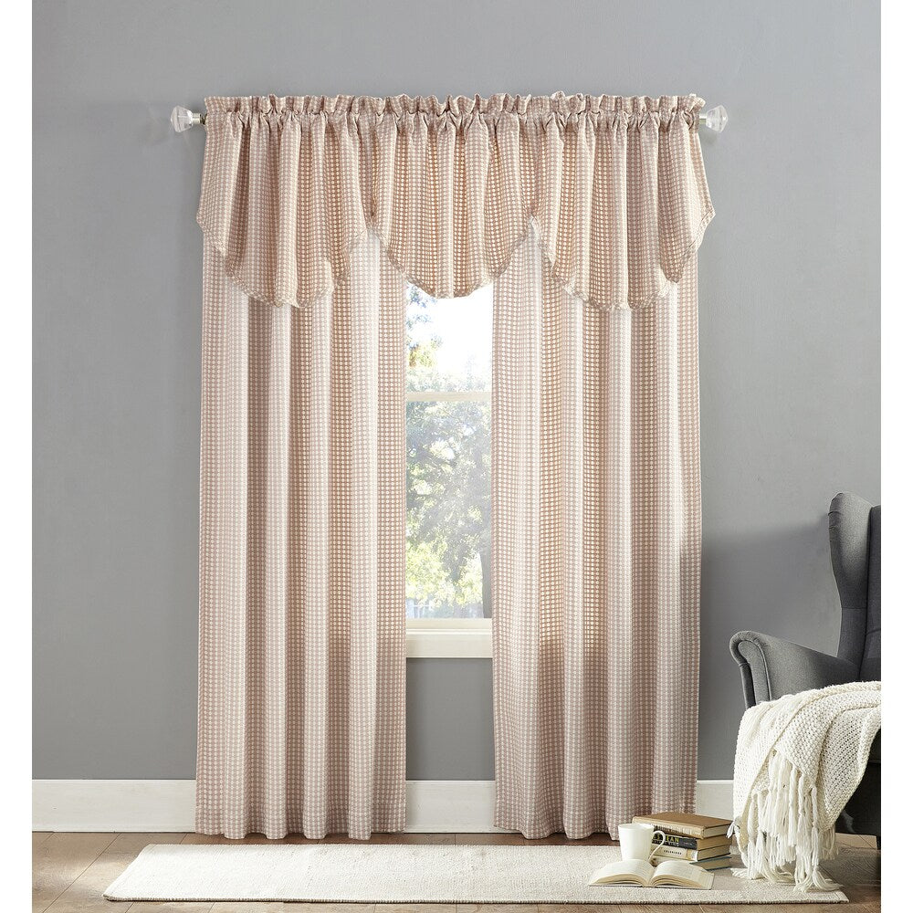 No. 918 Orsay Jacquard Damask Polyester Rod Pocket Curtain Panel
