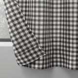 No. 918 Parkham Farmhouse Plaid Semi-Sheer Rod Pocket Kitchen Curtain Valance