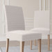 No. 918 Sparta 2-pack Houndstooth Textured Stretch Fit Elastic Dining Chair Cover Pair - 28" x 39"