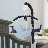 NoJo Nantucket Adventure Baby Blue Musical Mobile