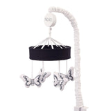 NoJo The Dreamer Collection Musical Mobile Butterflies Black/White
