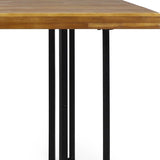 Noah Acacia Wood Dining Table by Christopher Knight Home - 72.00" W x 35.50" D x 30.00" H