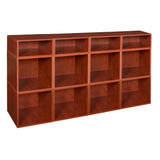 Noble Connect Storage Set- 8 Full Cubes/4 Half Cubes- Cherry