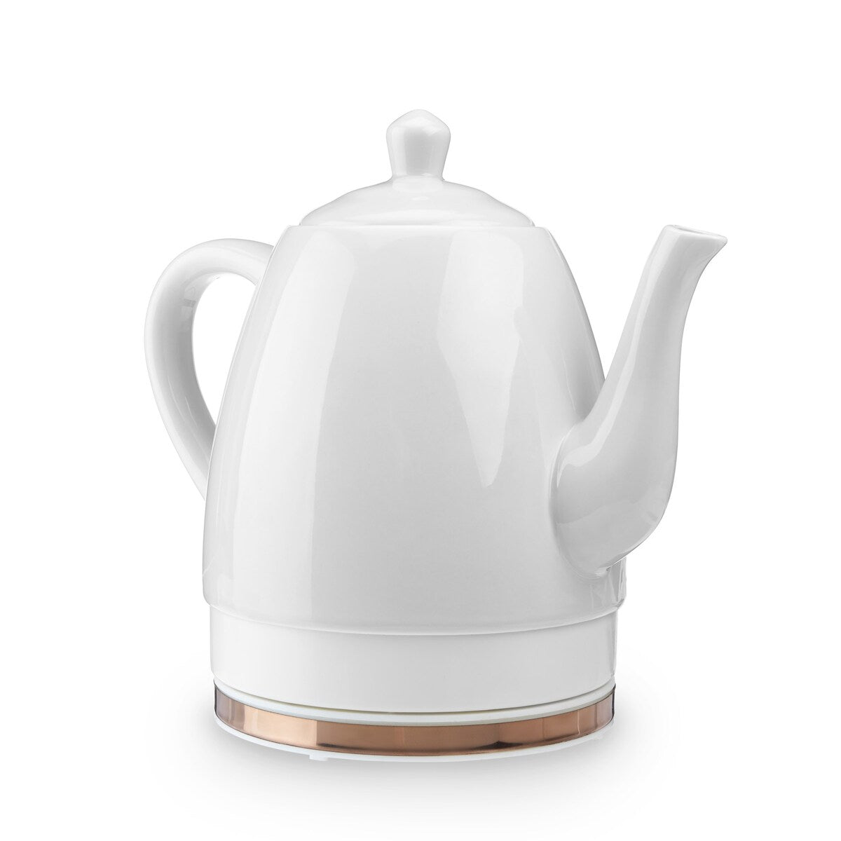 Noelle Grey Ceramic Electric Tea Kettle by Pinky Up - 9" x 6"