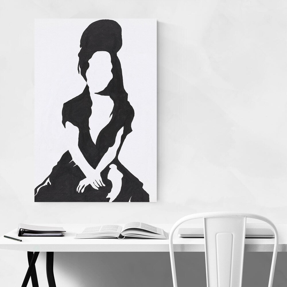 Noir Gallery Abstract Amy Winehouse Music Unframed Art Print/Poster