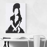 Noir Gallery Abstract Amy Winehouse Music Unframed Art Print/Poster