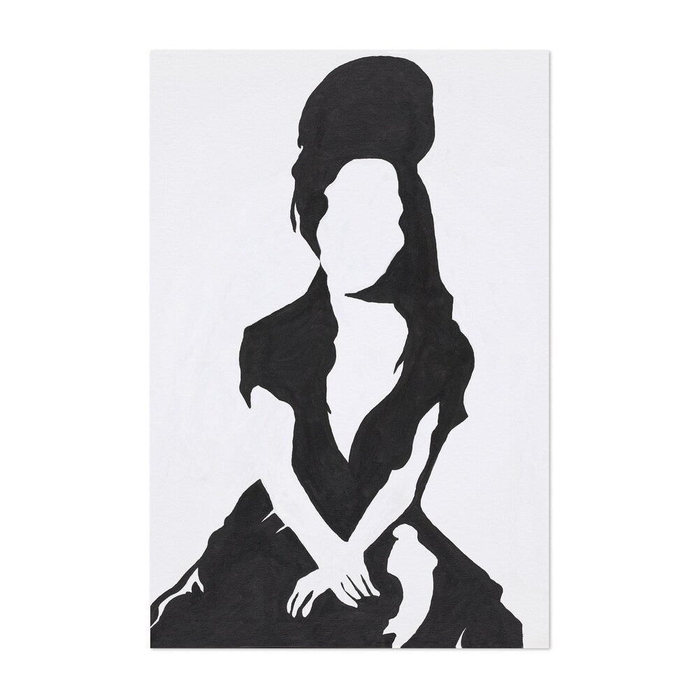 Noir Gallery Abstract Amy Winehouse Music Unframed Art Print/Poster