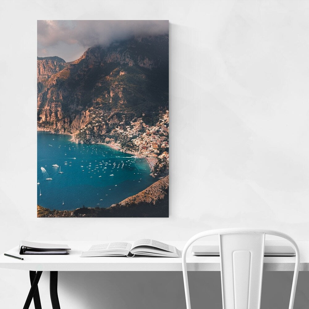 Noir Gallery Amalfi Coast Italy Positano Unframed Art Print/Poster