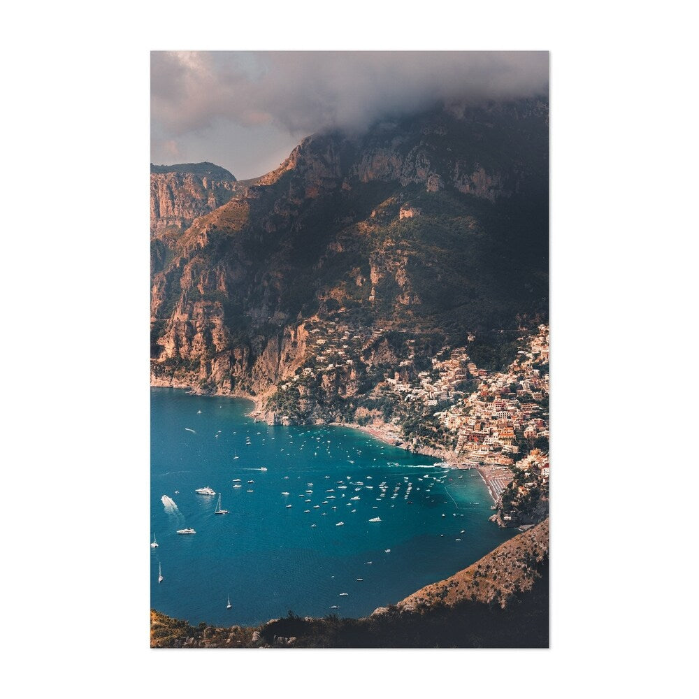 Noir Gallery Amalfi Coast Italy Positano Unframed Art Print/Poster