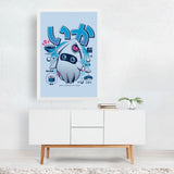 Noir Gallery Animal Kitchen Squid Illustration Framed Art Print