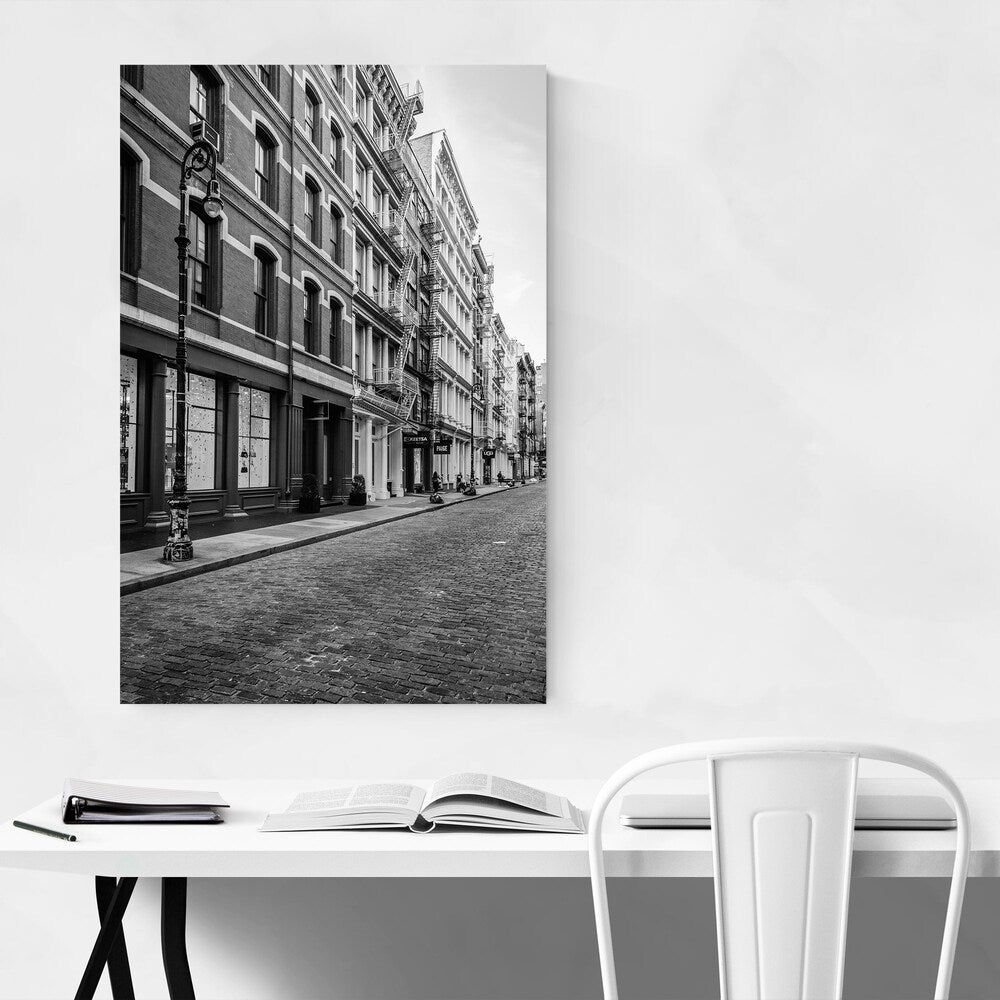Noir Gallery Black & White New York City SoHo Canvas Wall Art Print