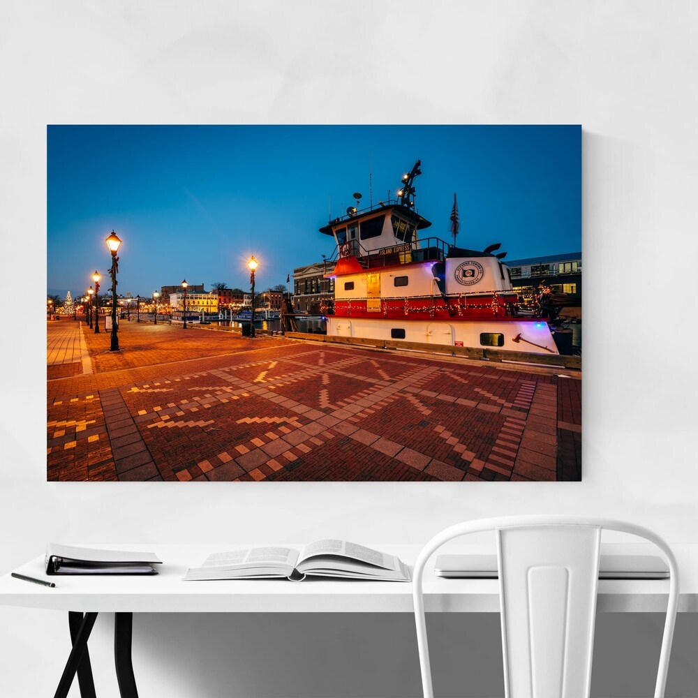 Noir Gallery Boats Fells Point Baltimore MD Unframed Art Print/Poster