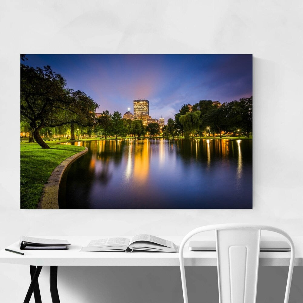 Noir Gallery Boston Public Garden Park Unframed Art Print/Poster