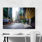 Noir Gallery Boston Urban Cityscape Canvas Wall Art Print