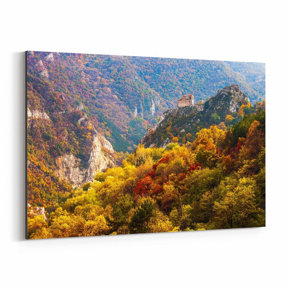 Noir Gallery Bulgaria Mountains Autumn Canvas Wall Art Print