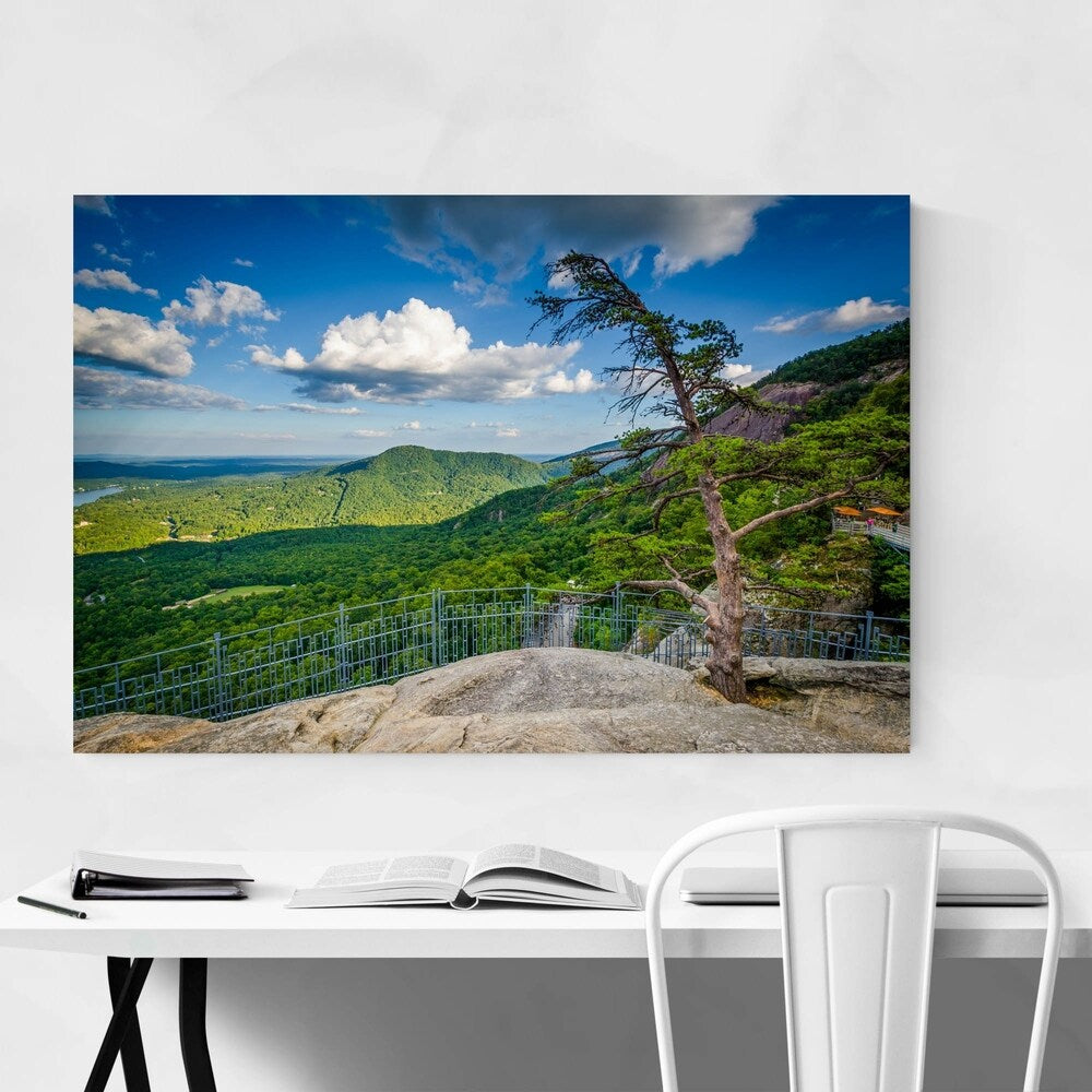 Noir Gallery Chimney Rock North Carolina Canvas Wall Art Print