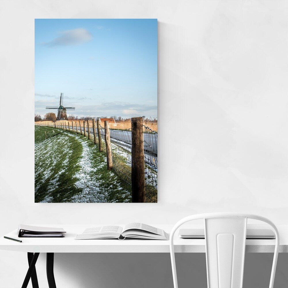 Noir Gallery Dutch Windmill Netherlands Unframed Art Print/Poster