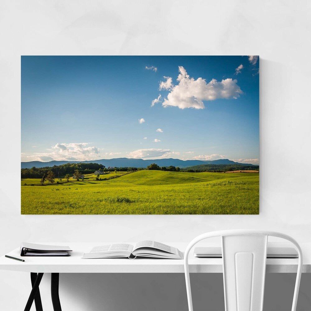 Noir Gallery Farms Shenandoah Valley Virginia Canvas Wall Art Print