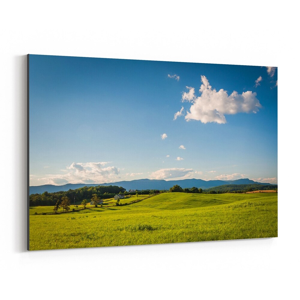 Noir Gallery Farms Shenandoah Valley Virginia Canvas Wall Art Print