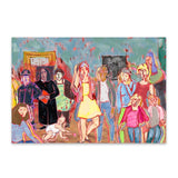 Noir Gallery Feminism Figurative Painting Metal Wall Art Print