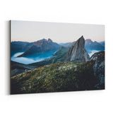 Noir Gallery Fjordgard Senja Norway Landscape Canvas Wall Art Print