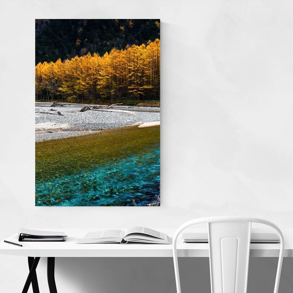 Noir Gallery Japanese Alps Autumn Mountains Canvas Wall Art Print
