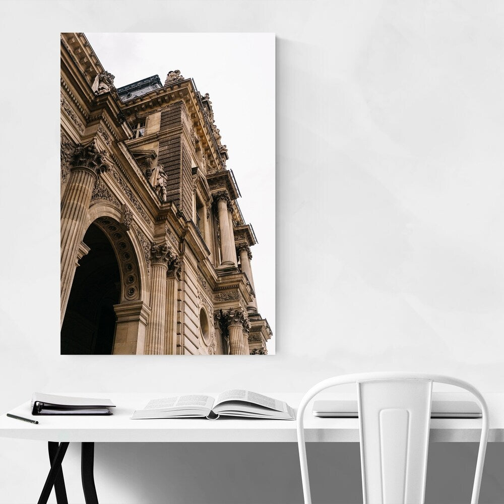 Noir Gallery Louvre Paris France Architecture Unframed Art Print/Poster