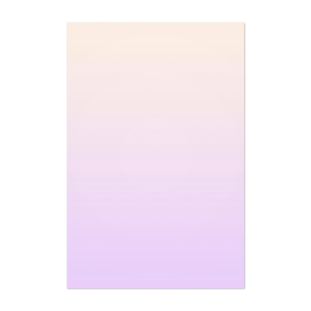 Noir Gallery Minimal Gradient Pastel Purple Unframed Art Print/Poster