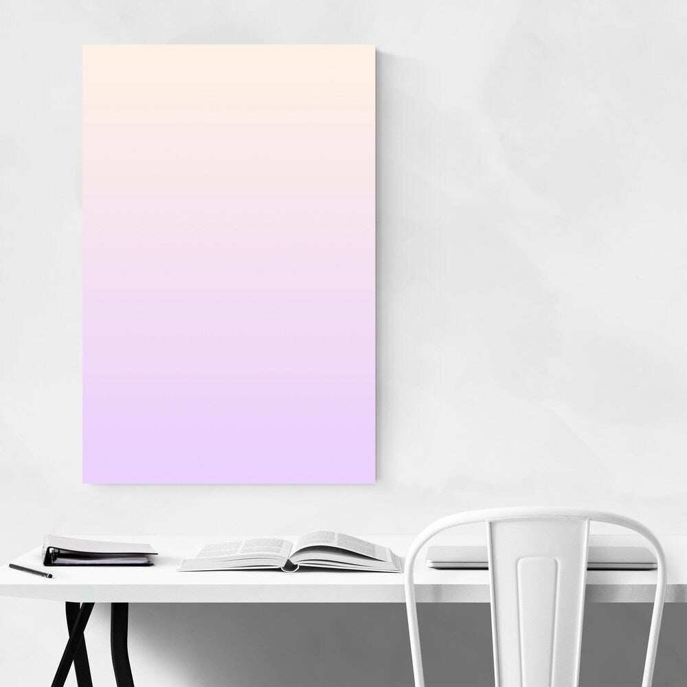 Noir Gallery Minimal Gradient Pastel Purple Unframed Art Print/Poster